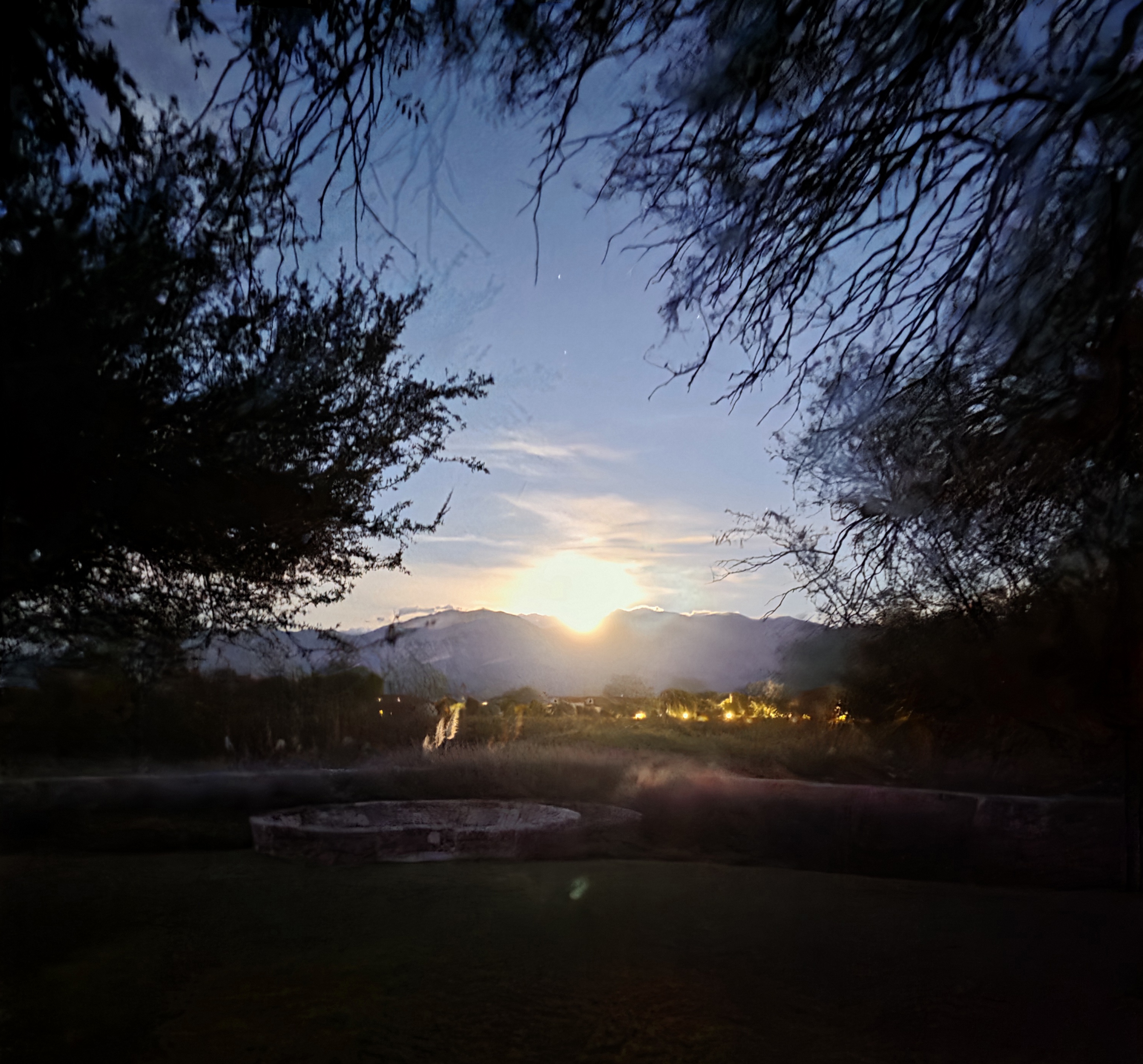 Salida de la luna en Cafayate